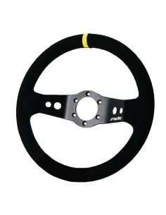 Volante sportivo a calice camoscio nero 320mm Simoni Racing Rally