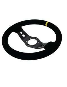 Volante sportivo a calice camoscio nero 320mm Simoni Racing Rally 2