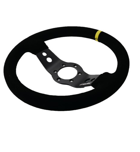 Volante sportivo a calice camoscio nero 320mm Simoni Racing Rally