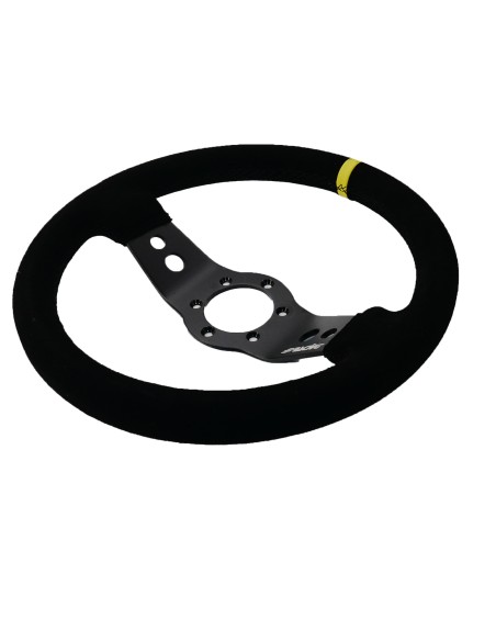 Volante sportivo a calice camoscio nero 320mm Simoni Racing Rally