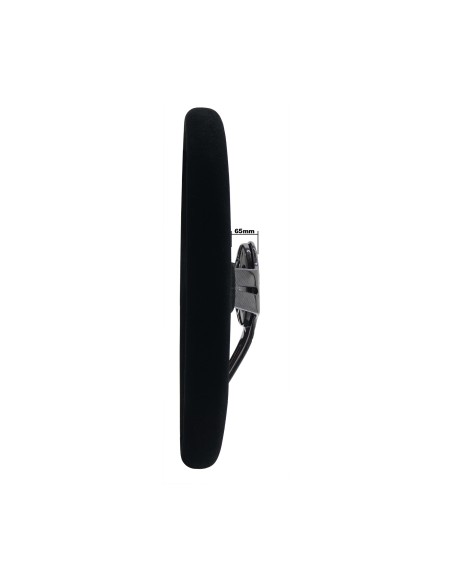 Volante sportivo a calice camoscio e razze in carbonio 350mm Simoni Racing 