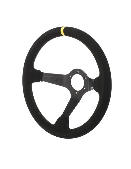 Volante sportivo a calice camoscio nero 350mm Simoni Racing Carrera