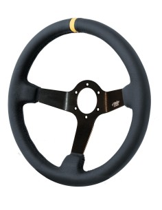 Volante sportivo a calice eco pelle nero 350mm Simoni Racing Carrera