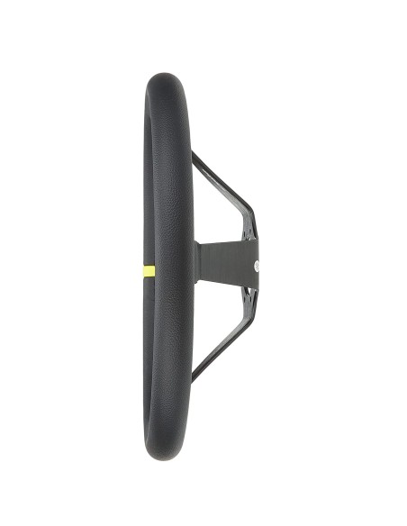 Volante sportivo a calice eco pelle nero 350mm Simoni Racing Carrera