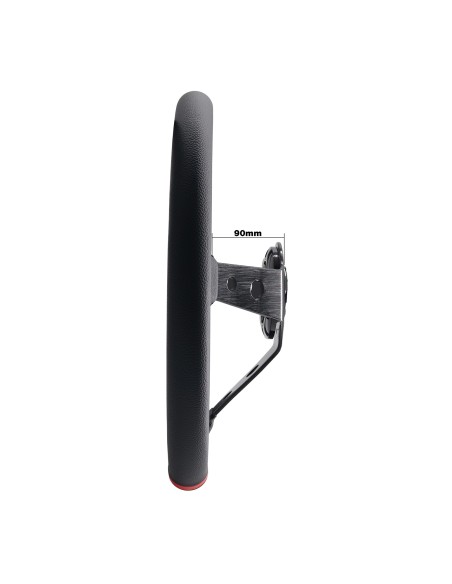 Volante sportivo a calice eco pelle nero 350mm Simoni Racing Gravel