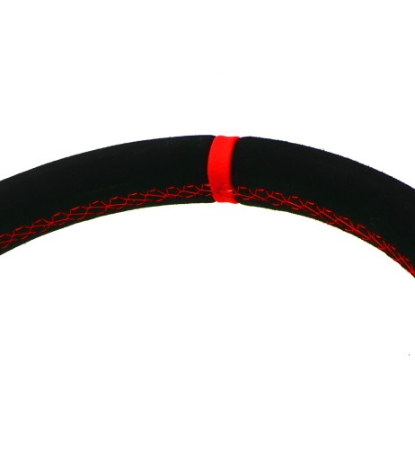 Volante sportivo a calice camoscio nero 350mm Simoni Racing Pitlane