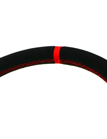 Volante sportivo a calice camoscio nero 350mm Simoni Racing Pitlane