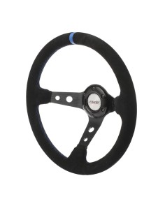 Volante sportivo a calice camoscio nero 350mm Simoni Racing Shakedown