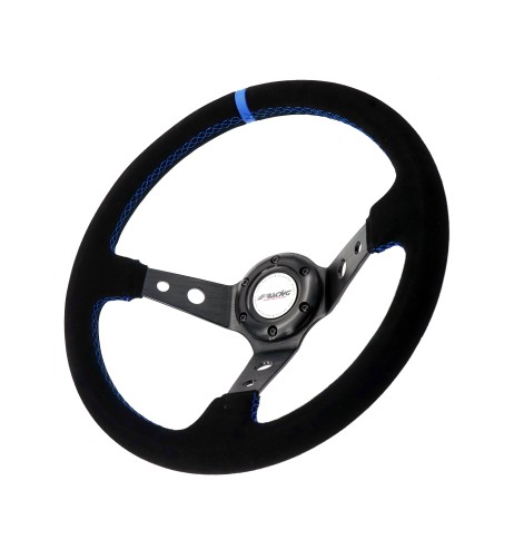 Volante sportivo a calice camoscio nero 350mm Simoni Racing Shakedown