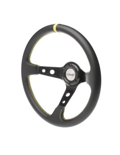 Volante sportivo a calice eco pelle nero 350mm Simoni Racing Speciale
