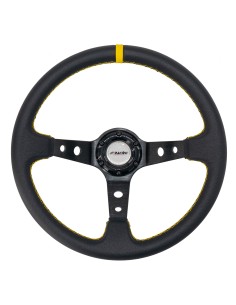 Volante sportivo a calice eco pelle nero 350mm Simoni Racing Speciale 2