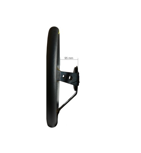 Volante sportivo a calice eco pelle nero 350mm Simoni Racing Speciale