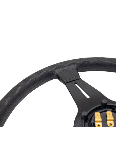 Volante sportivo poliuretano nero 350mm Simoni Racing Slag