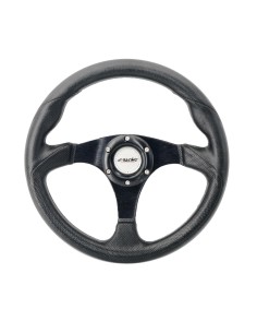 Volante sportivo poliuretano nero 320mm Simoni Racing Barchetta Evo