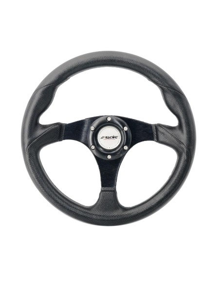 Volante sportivo poliuretano nero 320mm Simoni Racing Barchetta Evo