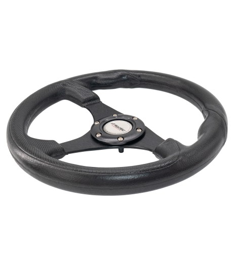 Volante sportivo poliuretano nero 320mm Simoni Racing Barchetta Evo