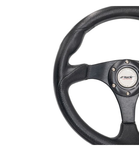 Volante sportivo poliuretano nero 320mm Simoni Racing Barchetta Evo