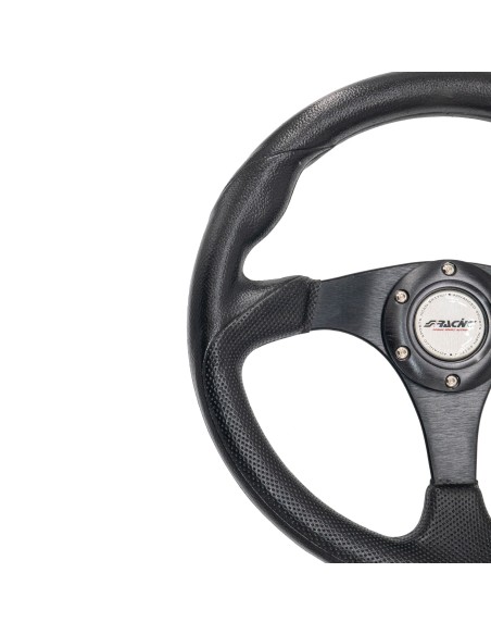 Volante sportivo poliuretano nero 320mm Simoni Racing Barchetta Evo