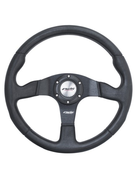 Volante sportivo poliuretano nero 350mm Simoni Racing Match