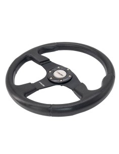 Volante sportivo poliuretano nero 350mm Simoni Racing Match 2
