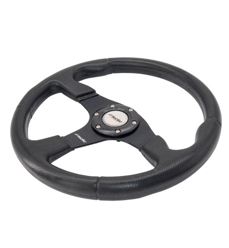 Volante sportivo poliuretano nero 350mm Simoni Racing Match