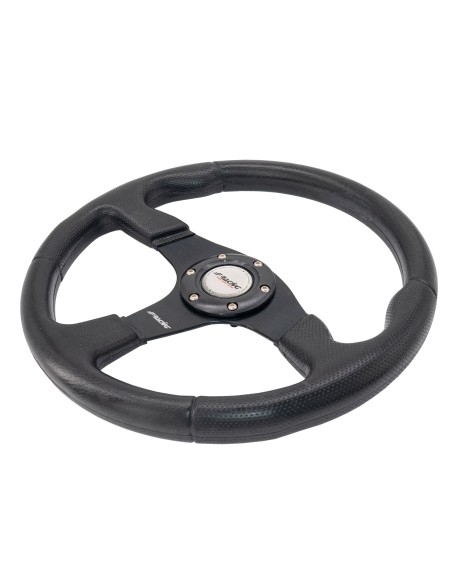 Volante sportivo poliuretano nero 350mm Simoni Racing Match