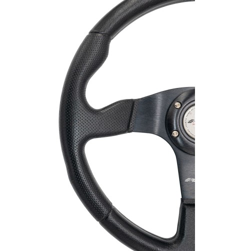 Volante sportivo poliuretano nero 350mm Simoni Racing Match
