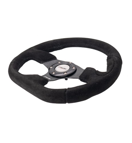 Volante sportivo camoscio nero 330mm Simoni Racing X2