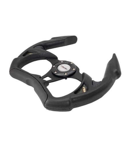 Volante sportivo poliuretano nero 350mm Simoni Racing X5 Stealth