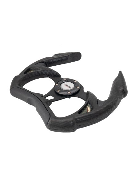 Volante sportivo poliuretano nero 350mm Simoni Racing X5 Stealth