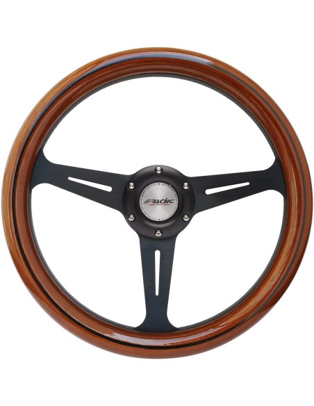 Volante sportivo vero legno 350mm Simoni Racing Futa