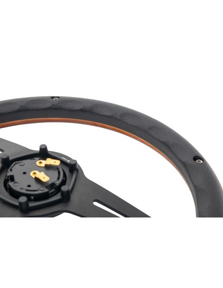 Volante sportivo vero legno 350mm Simoni Racing Futa