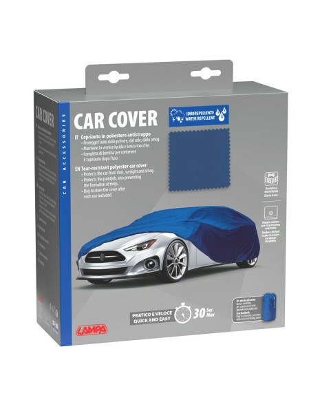 Copriauto idrorepellente poliestere taglia 01 L270xW154xH155