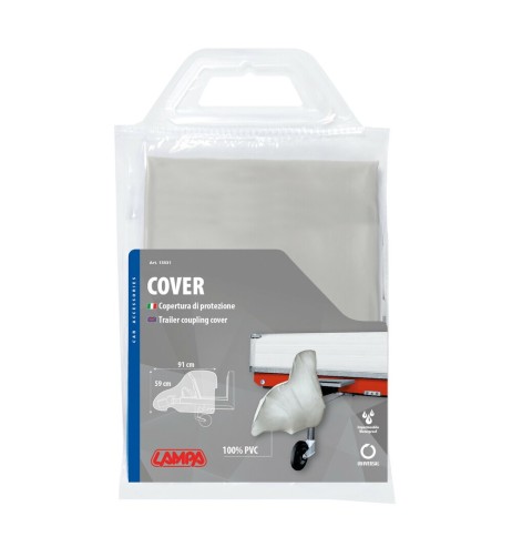 Copertura di protezione per giunti di carrelli e roulotte