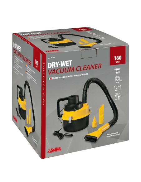 Bidone aspirapolvere 24V presa accendisigari