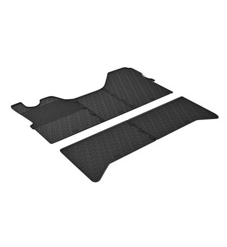 Set tappetini su misura gomma per Iveco Daily van doppia cabina dal 2014