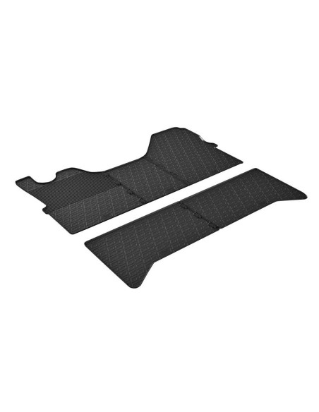 Set tappetini su misura gomma per Iveco Daily van doppia cabina dal 2014