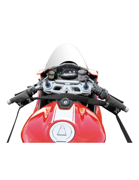 Nastro tensore per trasporto moto con presa manubrio