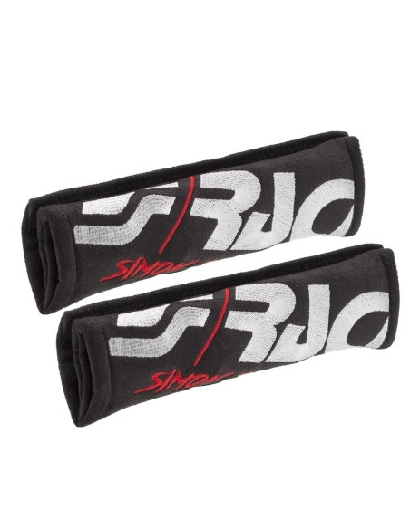 Kit 2 copricintura sicurezza sportivo Simoni Racing microfibra nera CC3 N