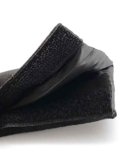 Kit 2 copricintura sicurezza sportivo Simoni Racing microfibra nera CC3 N