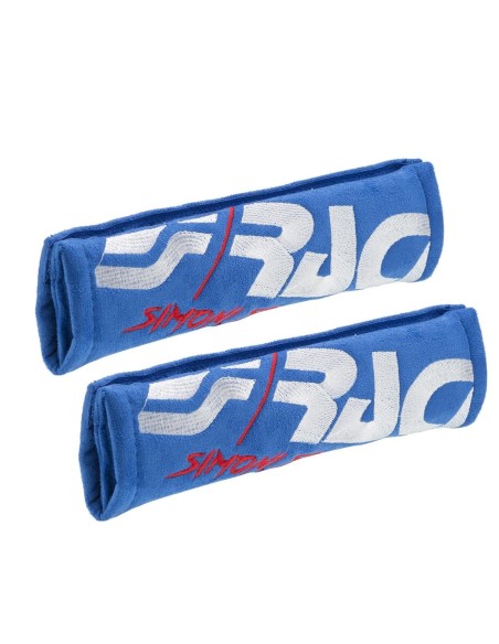 Kit 2 copricintura sicurezza sportivo Simoni Racing microfibra blu CC3 B