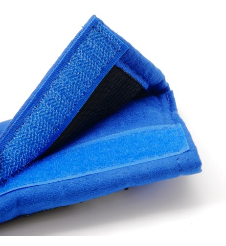 Kit 2 copricintura sicurezza sportivo Simoni Racing microfibra blu CC3 B