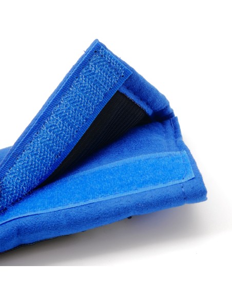 Kit 2 copricintura sicurezza sportivo Simoni Racing microfibra blu CC3 B