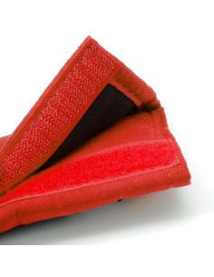 Kit 2 copricintura sicurezza sportivo Simoni Racing microfibra rossa CC3 R 2