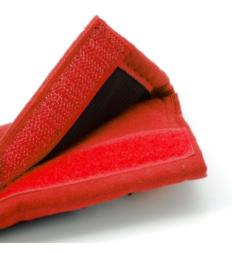 Kit 2 copricintura sicurezza sportivo Simoni Racing microfibra rossa CC3 R