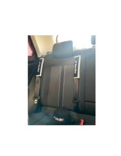 Kit 2 cuscinetti copricintura auto microfibra Simoni Racing silver CC7 2