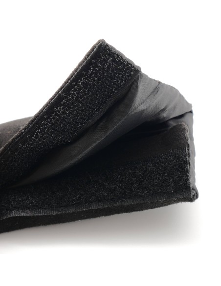 Kit 2 copricintura sicurezza sportivo Simoni Racing microfibra nera CC2 N V