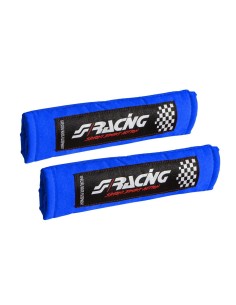 Kit 2 copricintura sicurezza sportivo Simoni Racing microfibra blu CC2 B V