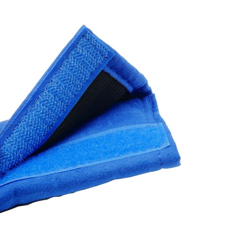 Kit 2 copricintura sicurezza sportivo Simoni Racing microfibra blu CC2 B V