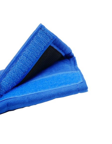 Kit 2 copricintura sicurezza sportivo Simoni Racing microfibra blu CC2 B V